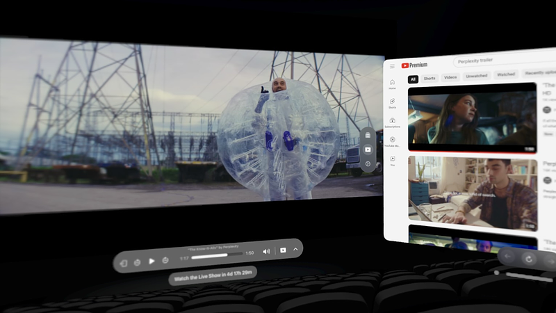 Screenshot of Theater: The Future of Cinema