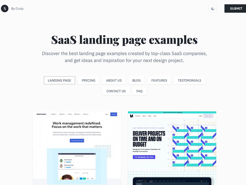SaaS Landing Page