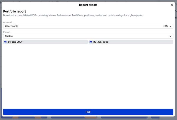 Screenshot of a Saxo broker trade history CSV file opened in Excel with columns and rows of trading data.