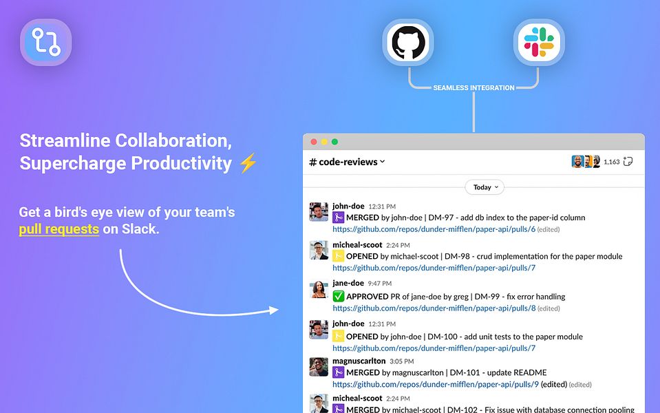 PullNotifier for Github and Slack