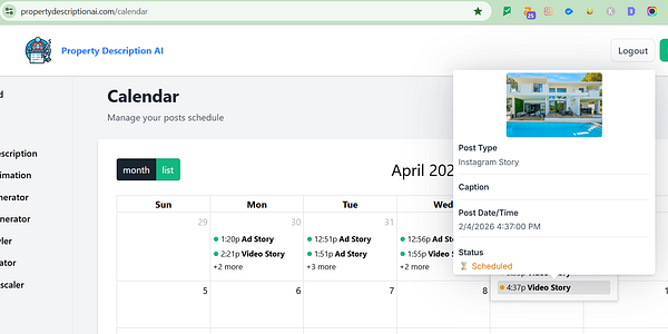 A bright Mediterranean-style villa with white walls, blue shutters, and a spacious outdoor pool area with lounge chairs under an umbrella.