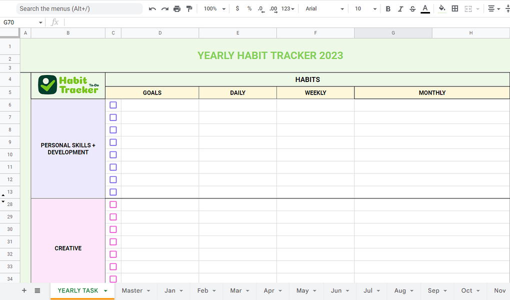 Habit Tracker To-Do