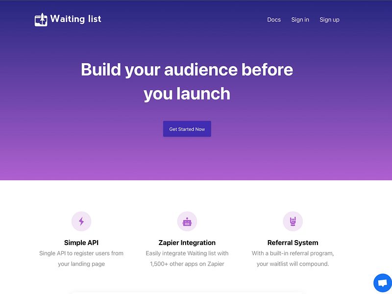 Waiting list