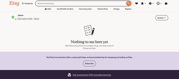 Screenshot of an Etsy shop page dedicated to Carrd plugins, displaying various digital product listings with prices and images.