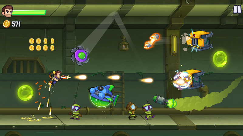 Screenshot of Jetpack Joyride 2