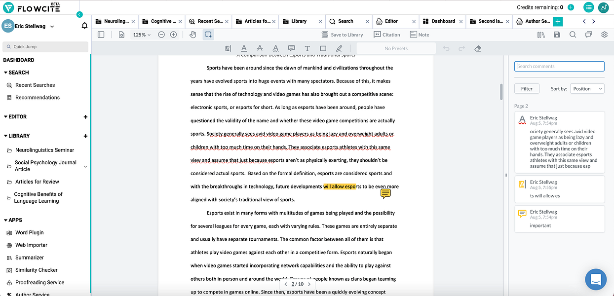 Flowcite: All academic research, writing, editing and | BetaList