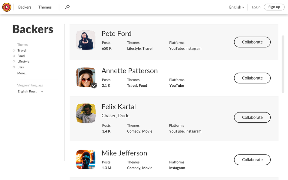 Storybacker