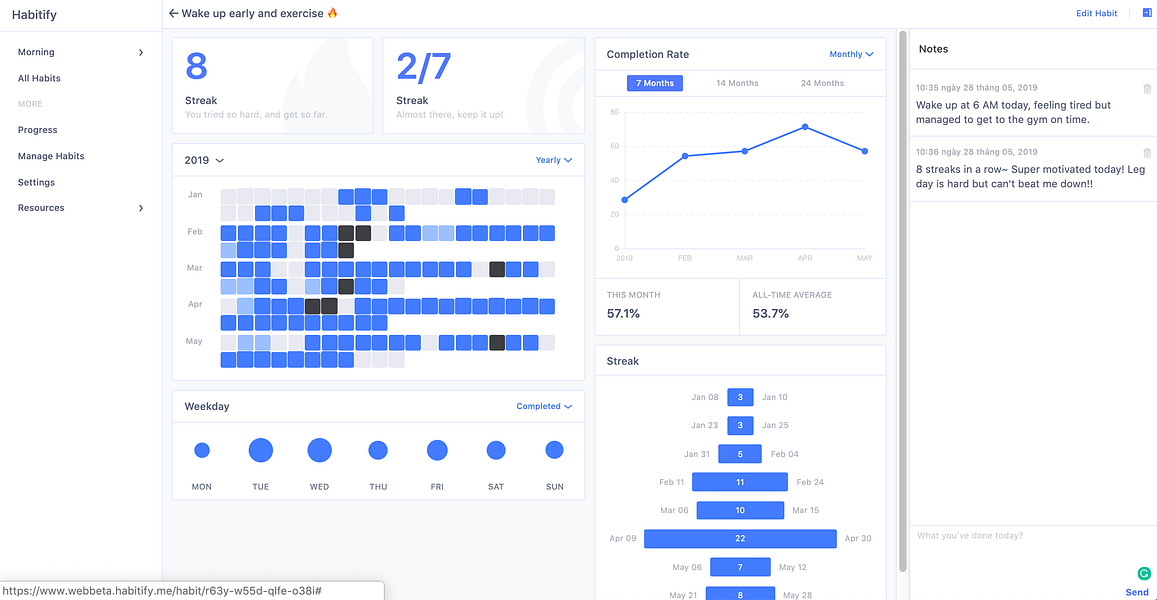 Habitify for Web