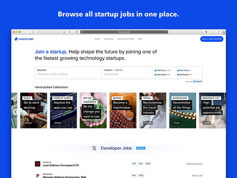 Startup Jobs