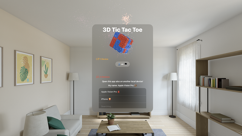 Screenshot of 3D Tic Tac Toe - AR Game