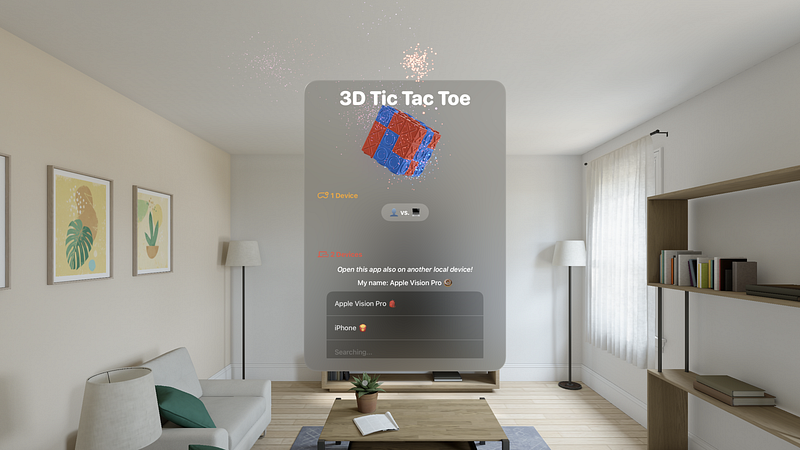 Screenshot of 3D Tic Tac Toe - AR Game