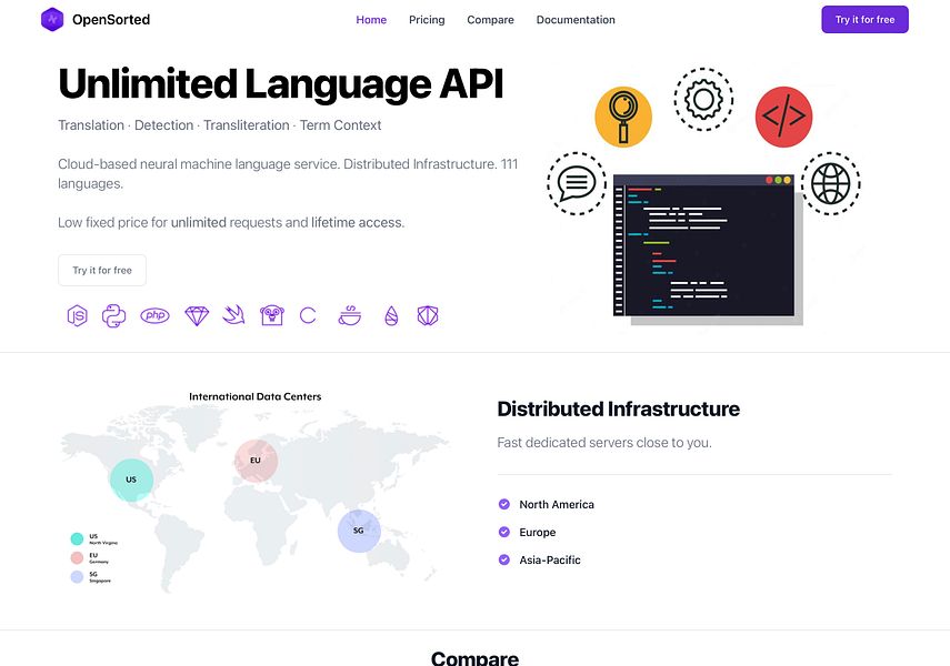 Affordable Language API