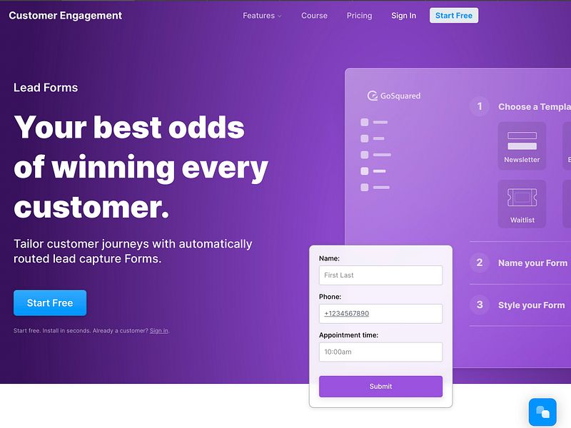 Lead Forms by GoSquared