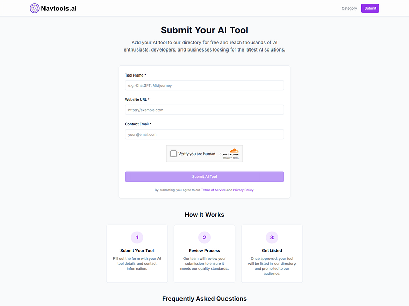 NavTools AI: Best AI Tools Directory & AI Tools List | BetaList