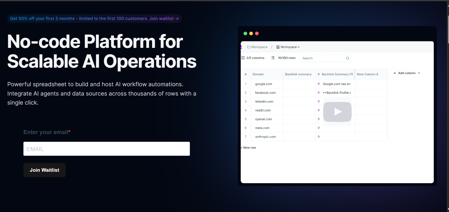 Reasonyx: No-code platform Or if Airtable + Zapier had a