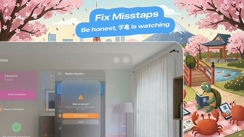 Screenshot of Gakugame - WaniKani Companion