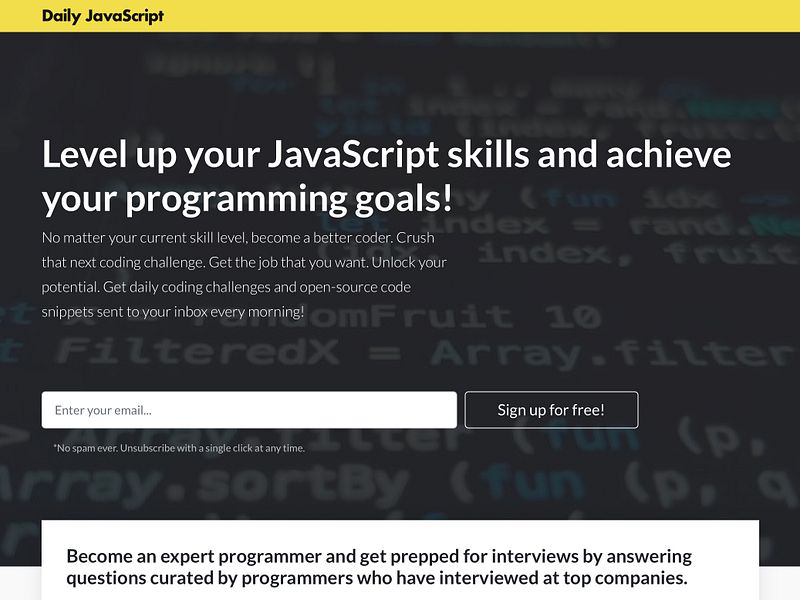 Daily JavaScript