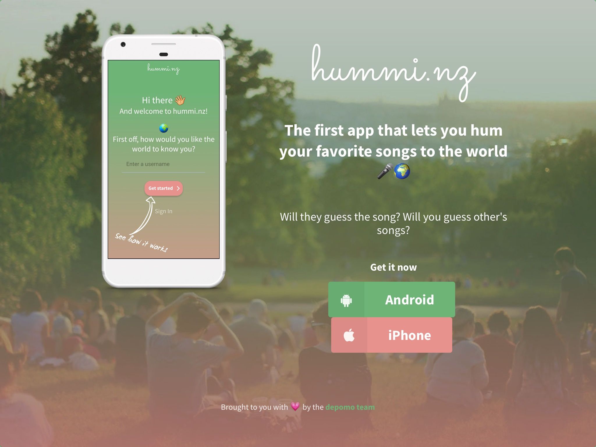 Hummi nz: Hum your favourite songs for other people to | BetaList