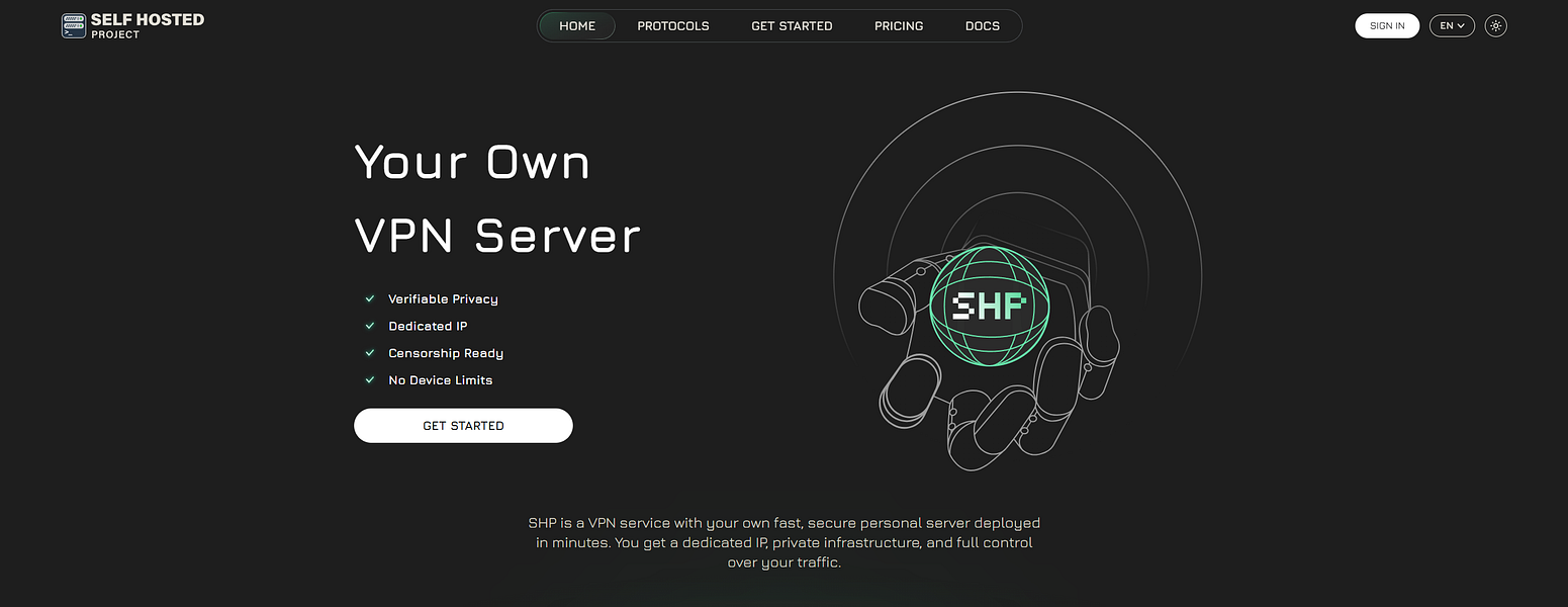 Self Hosted Project