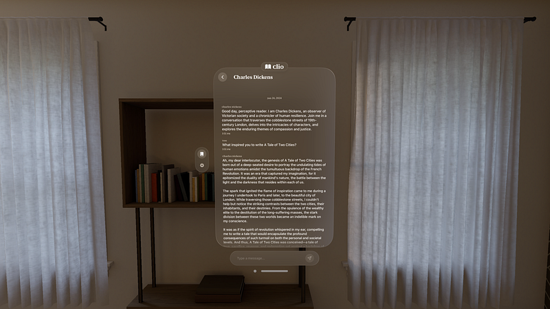 Screenshot of Clio - AI Storyteller