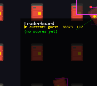 The image displays a leaderboard interface from a game or application.