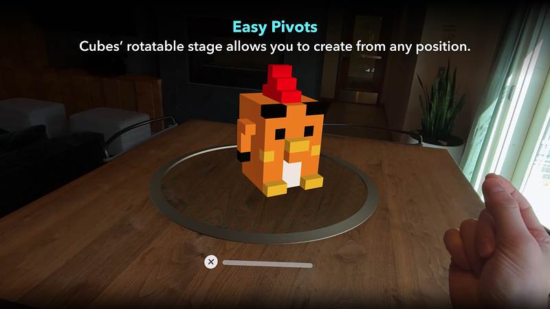 Screenshot of Cubes - Create 3D Designs