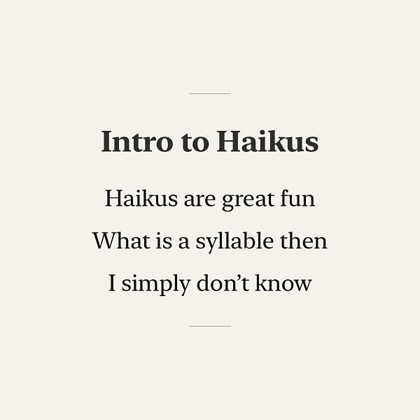 A small mobile app interface for creating haiku poems with a prompt and mood selection.