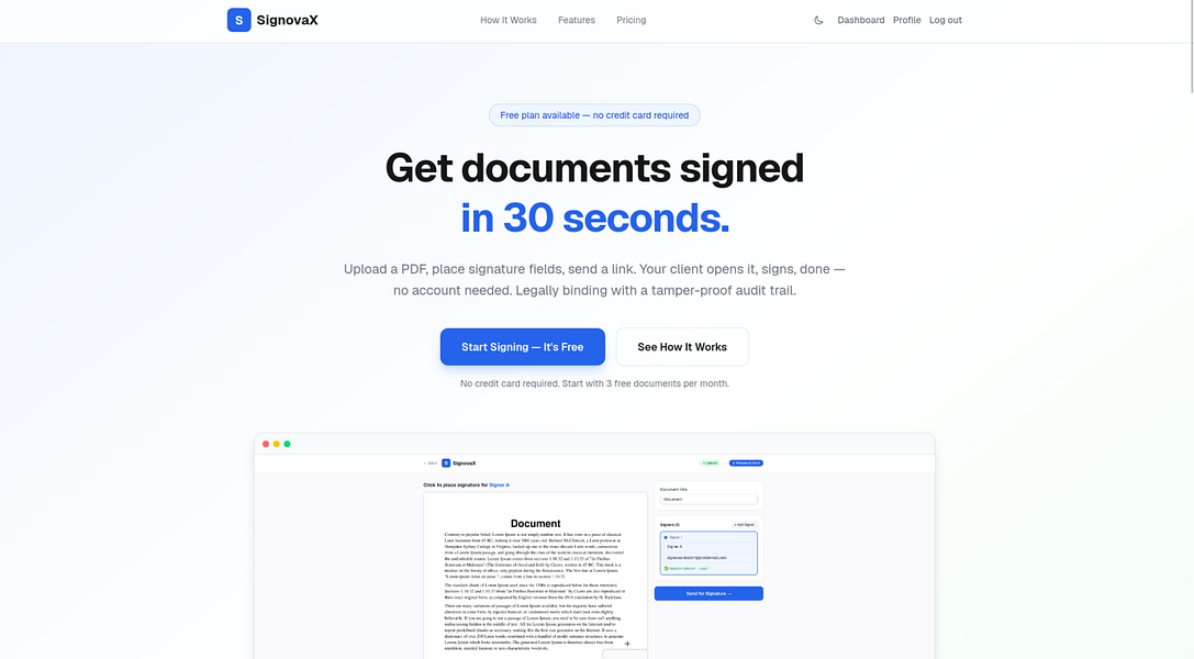 SignovaX