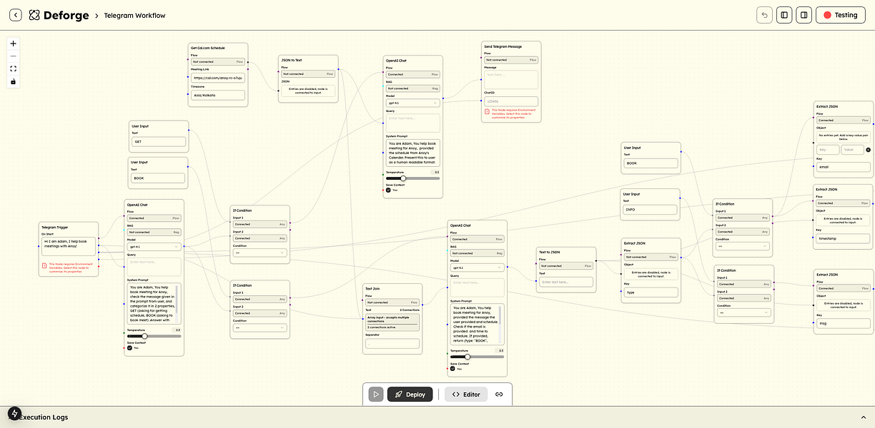 Deforge: Build AI Agents Visually, No Code Required | BetaList