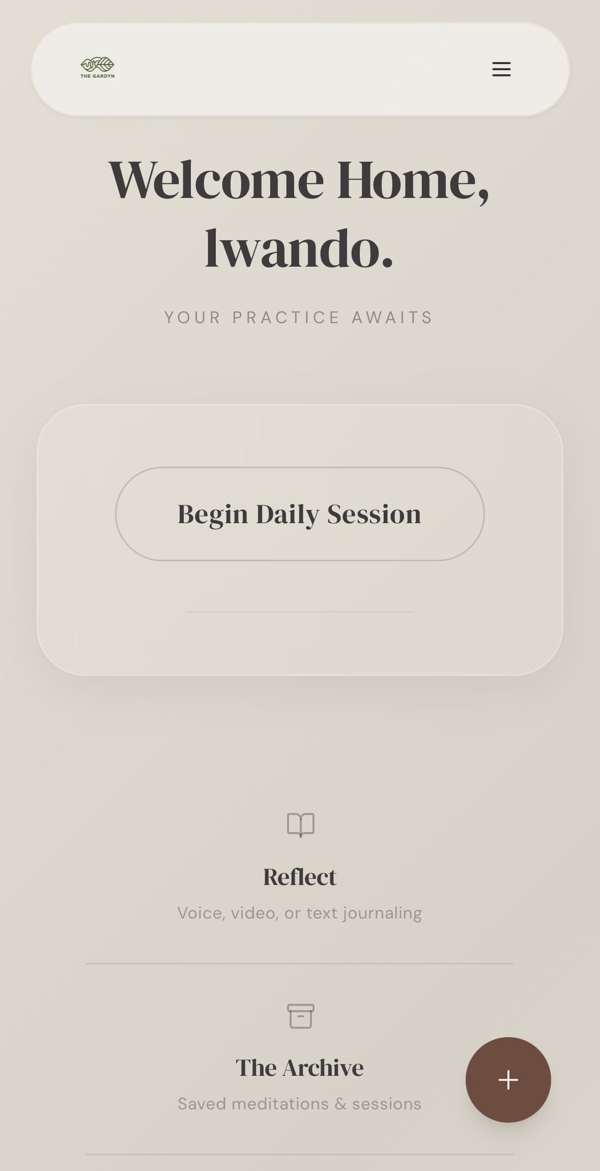 Gardyn: Get personalized AI-guided meditations that fit you | BetaList