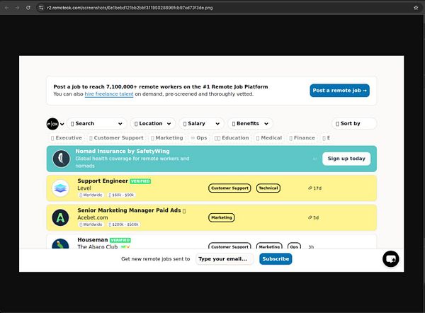 Screenshot of a web-based URL-to-image generator interface showing a URL input field and a generated image preview with options.