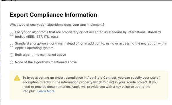 Screenshot of a terminal showing a failed App Store Connect API request with an error 400 response.