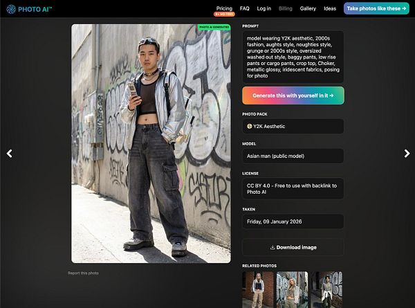 Screenshot of a web page showing a central aligned header 'Stor AI' with a navigation bar and a colorful banner below.