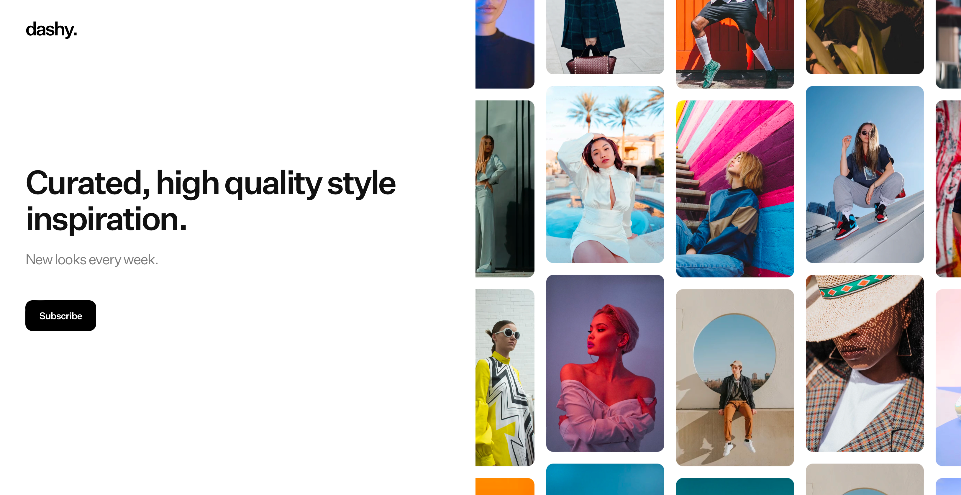 Dashy: Receive curated, high quality style inspiration, new