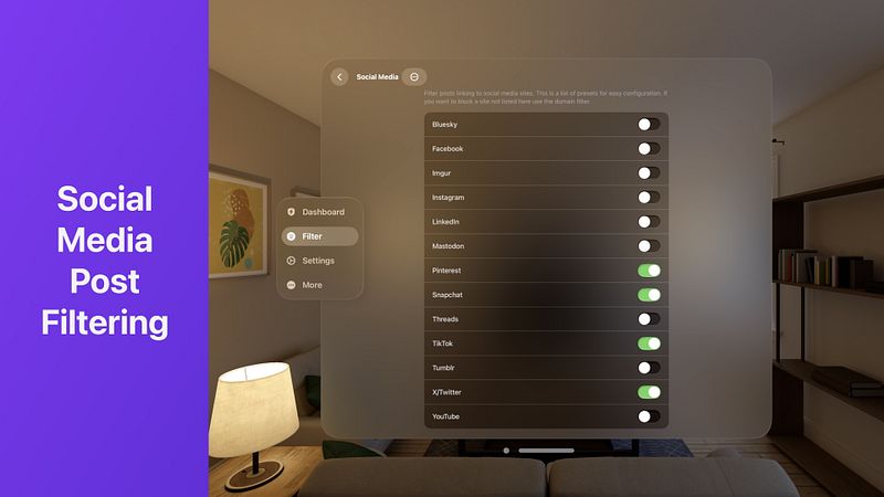 Screenshot of Protego for Reddit