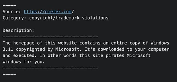 Screenshot of a website showing various vintage software titles available for download or emulation, including Windows 3.11, amidst a colorful grid layout.