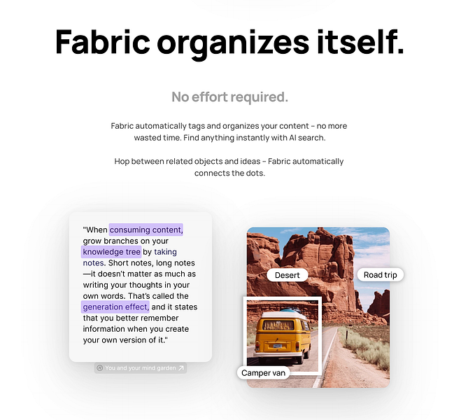 Fabric for mobile