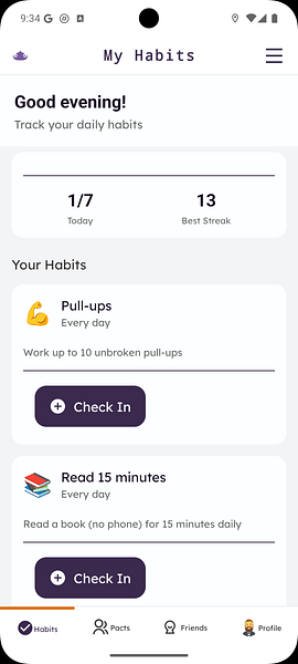 Friends with Habits
