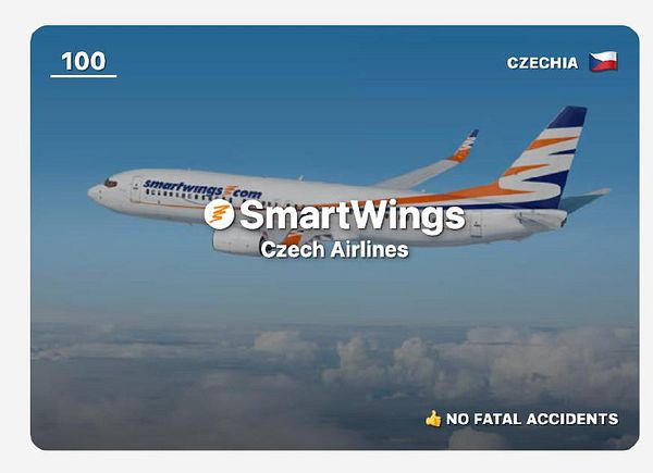 An image of a SmartWings aircraft flying in the sky.