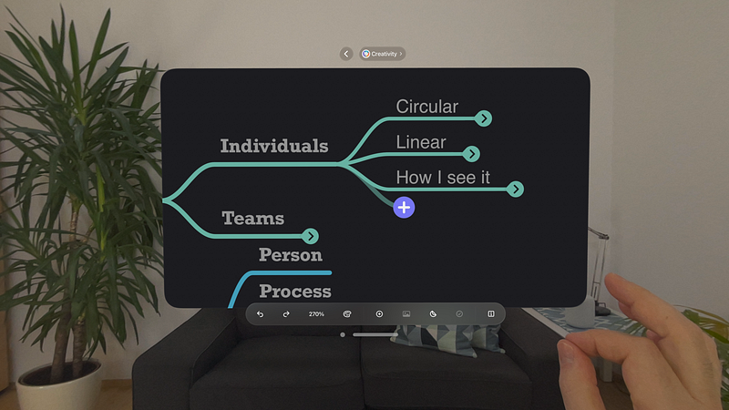 Screenshot of MindNode