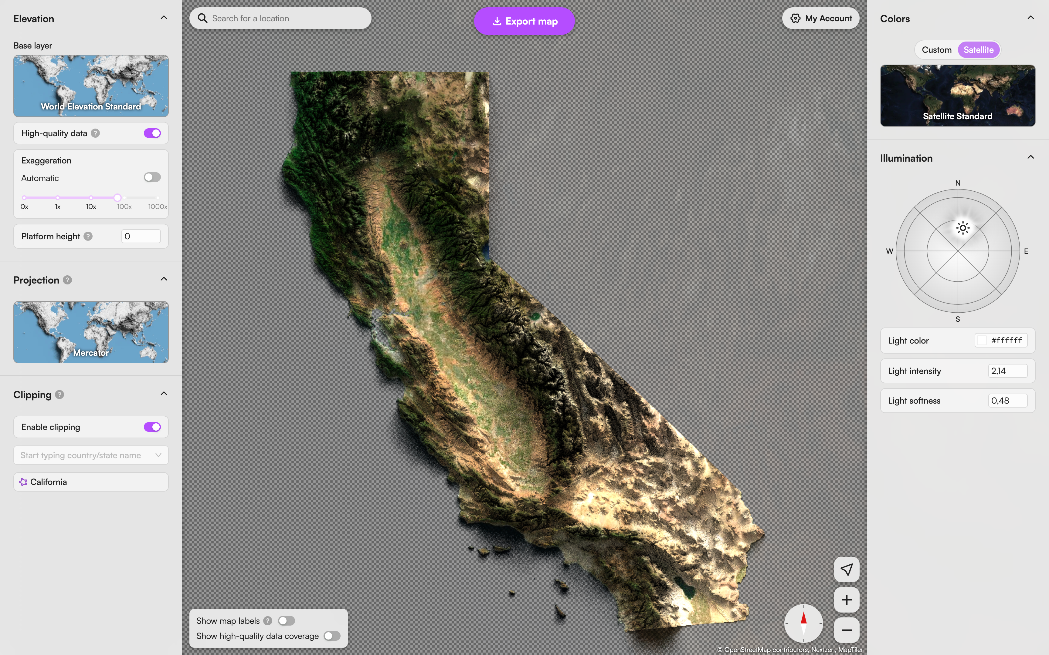 ReliefViz: Create shaded relief maps | BetaList