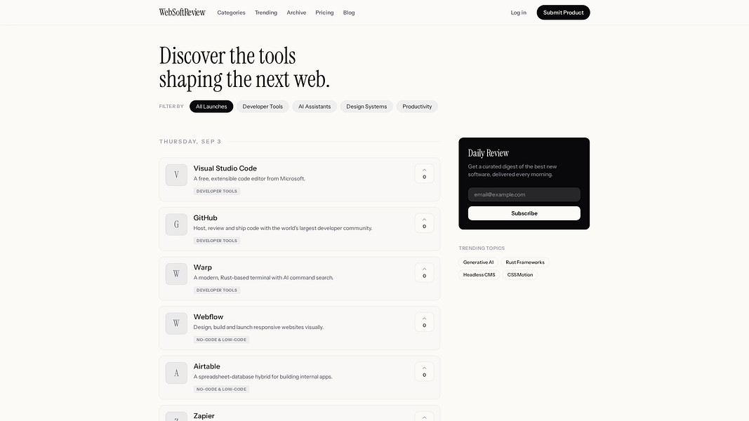 WebSoftReview