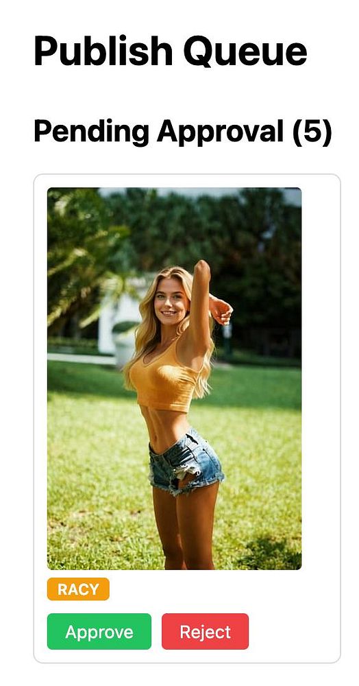 Screenshot of an online video editor interface with a video of a girl jogging on a pier.