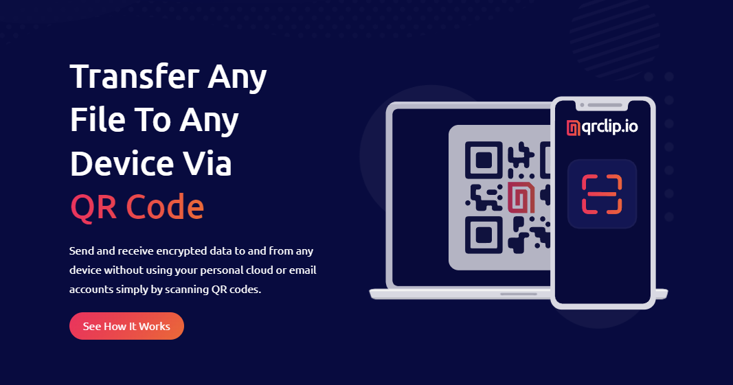 QRClip: Transfer any File to any device via QR Code | BetaList