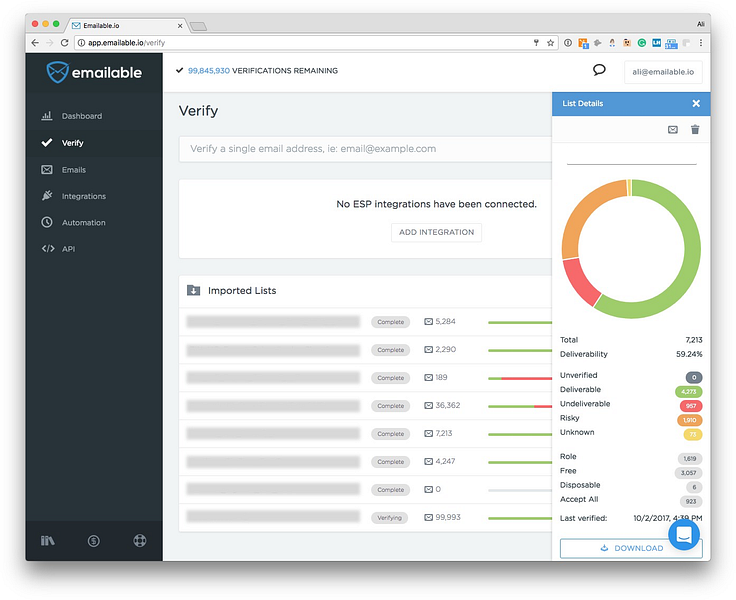 Emailable.io