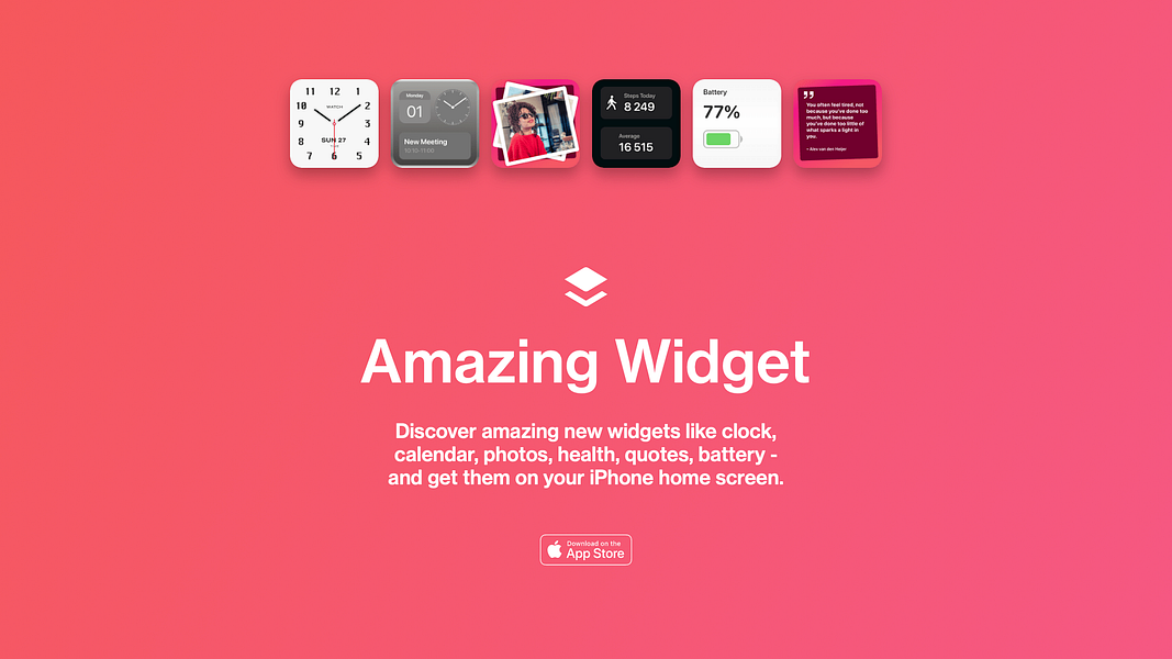 Amazing Widget
