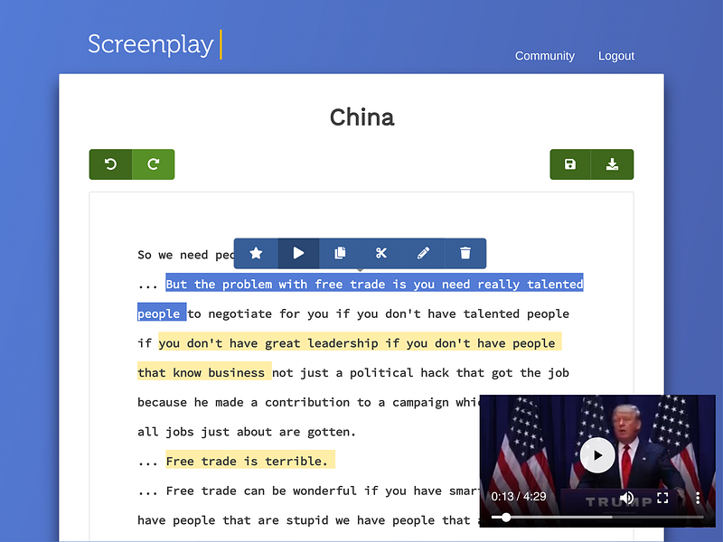 Screenplay