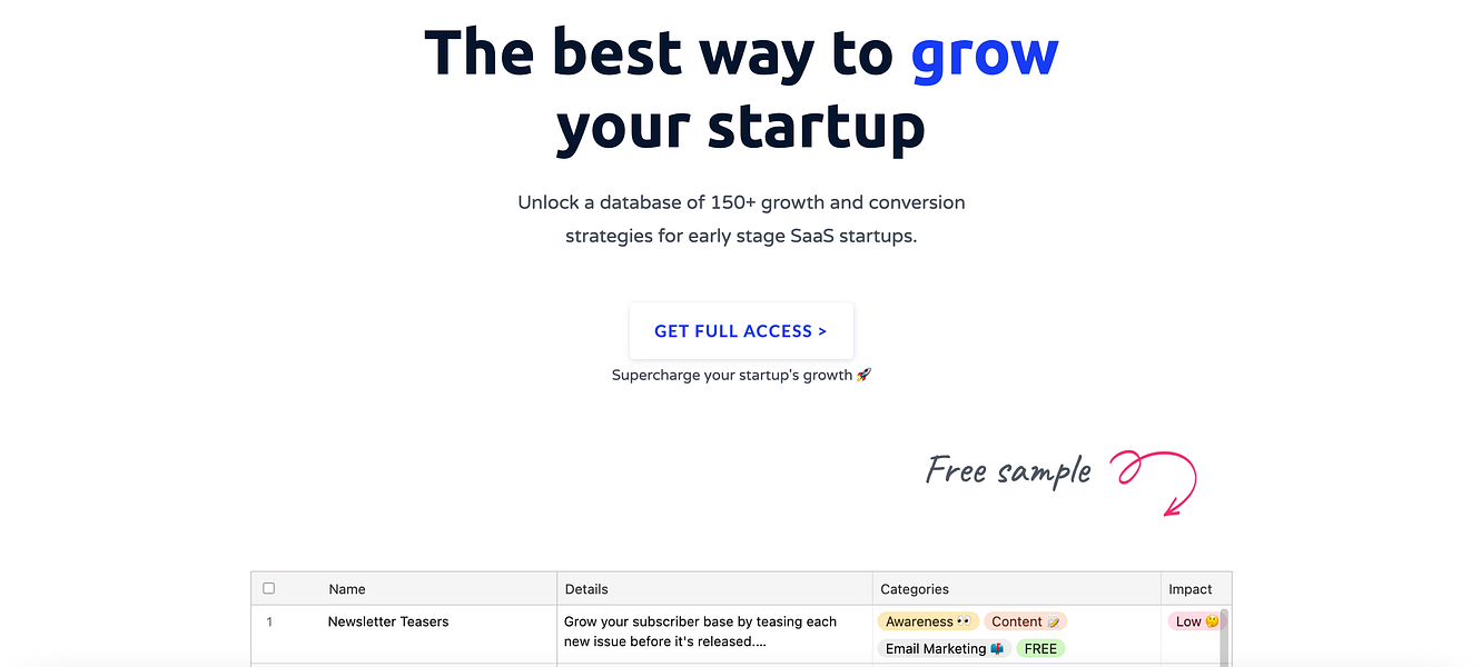 Grow my SaaS
