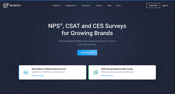 Website main hero section featuring two studies inspired by Cloudflare's design.