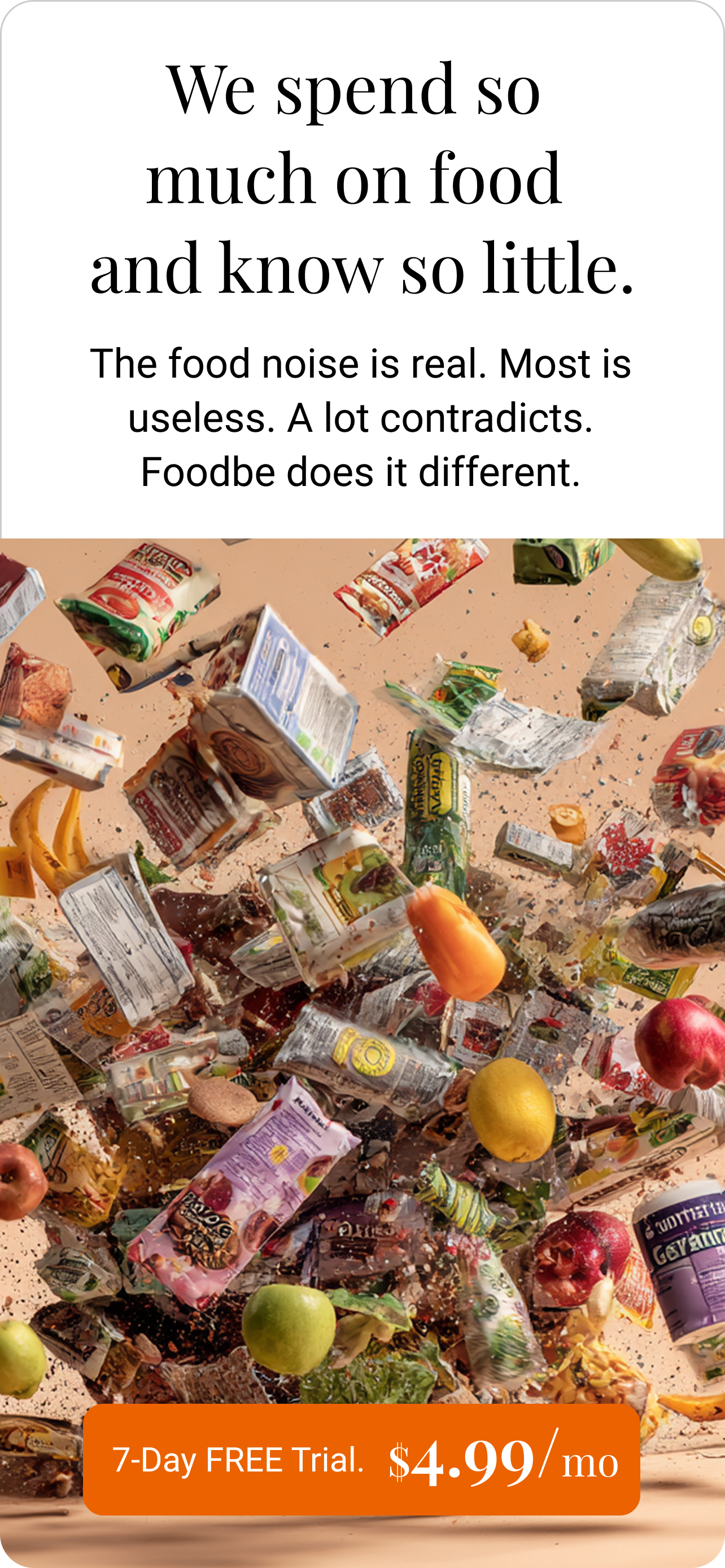 Foodbe: AI that answers food questions like a scientist, | BetaList